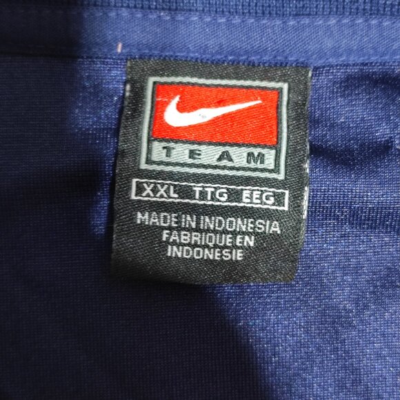 Vintage Nike Team athletic jersey men's sz XXL blue colour with white accents - Picture 4 of 11